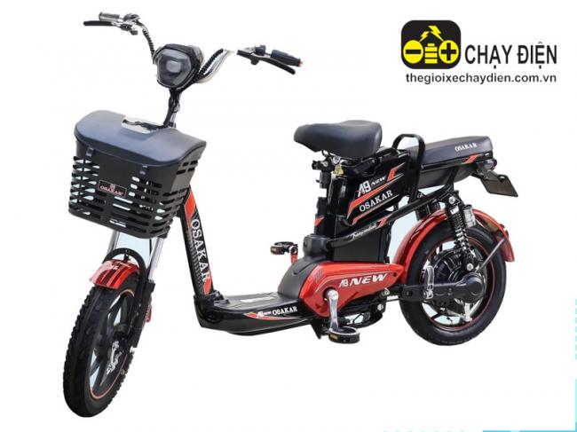Xe đạp điện Osakar A9 New Đỏ đen