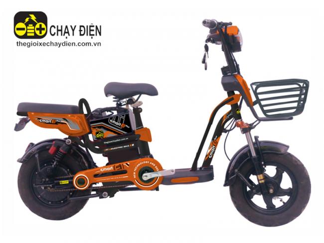 Xe đạp điện Smart E1 Plus Cam đen