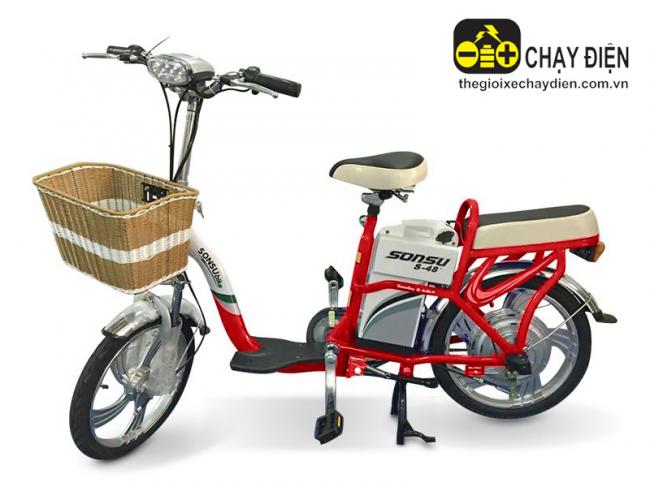 Xe đạp điện sonsu bike Đỏ