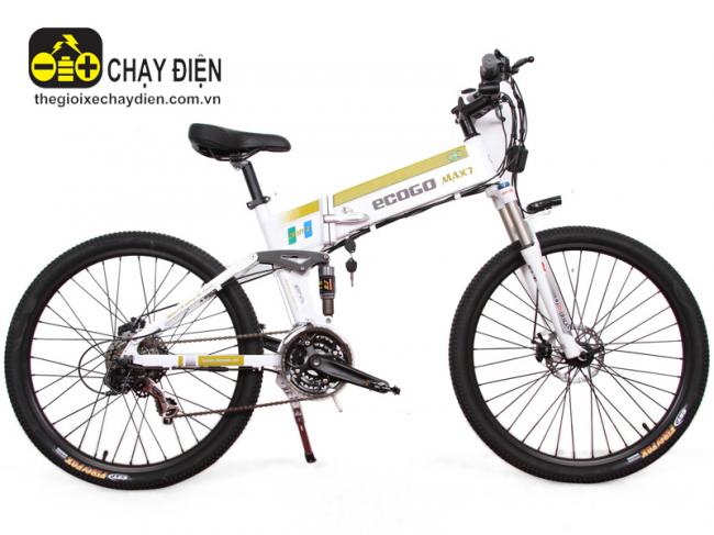 Xe đạp điện thể thao Ecogo Max7 Trắng