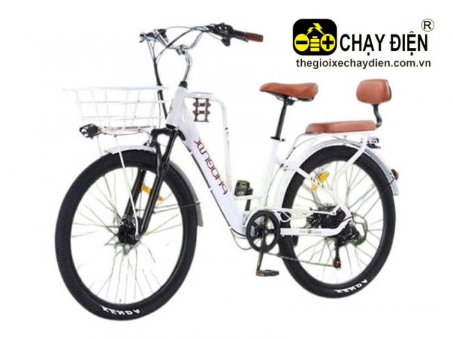 Xe đạp điện trợ lực Smart CF Trắng