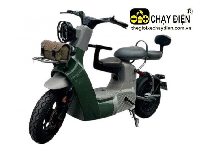 Xe đạp điện TYPE3 Discovery Xanh quân đội