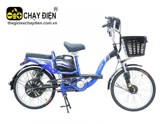 Xe đạp điện Vnbike A2 22inch Xanh dương