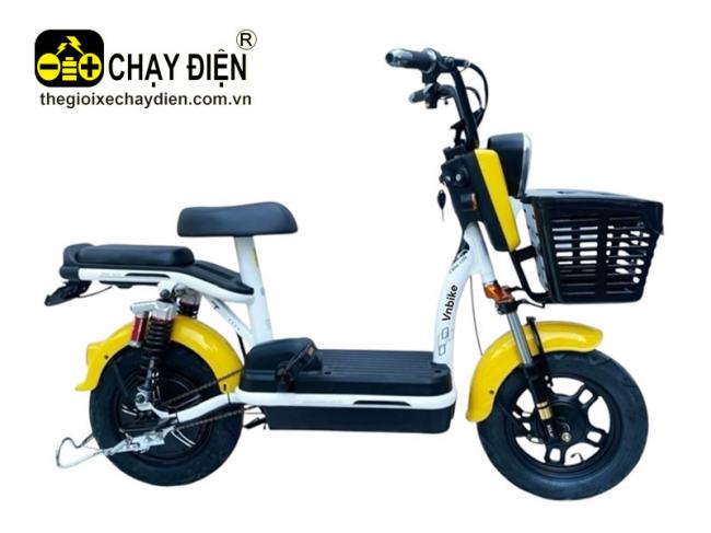 Xe đạp điện Vnbike A9 Vàng trắng