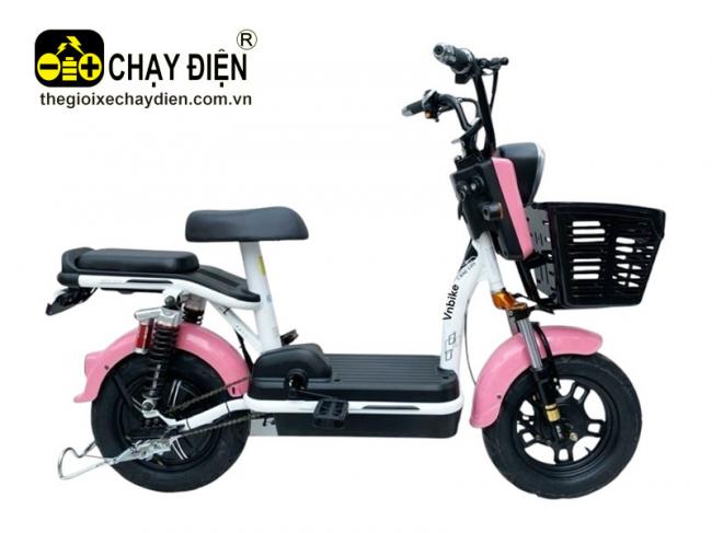 Xe đạp điện Vnbike A9 Hồng cánh sen