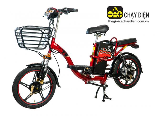 Xe đạp điện Vnbike V1 18inch Plus Tem đen khung đỏ