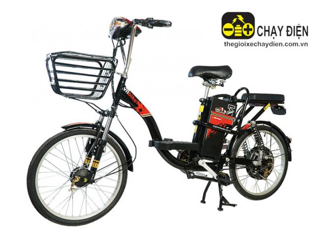 Xe đạp điện Vnbike V1 22inch Plus Tem đỏ khung đen