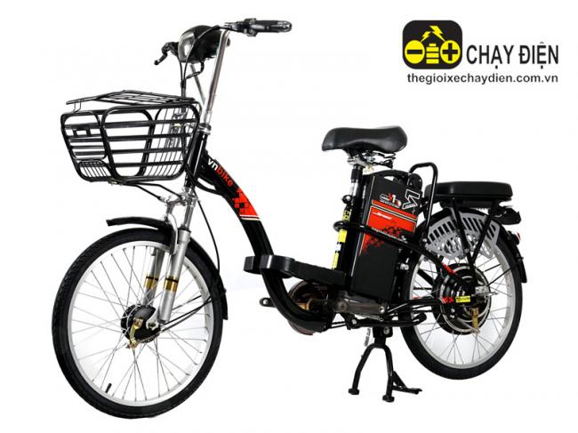 Xe đạp điện Vnbike V1 22inh Đen bóng