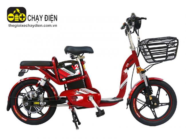 Xe đạp điện Vnbike V2 Đỏ
