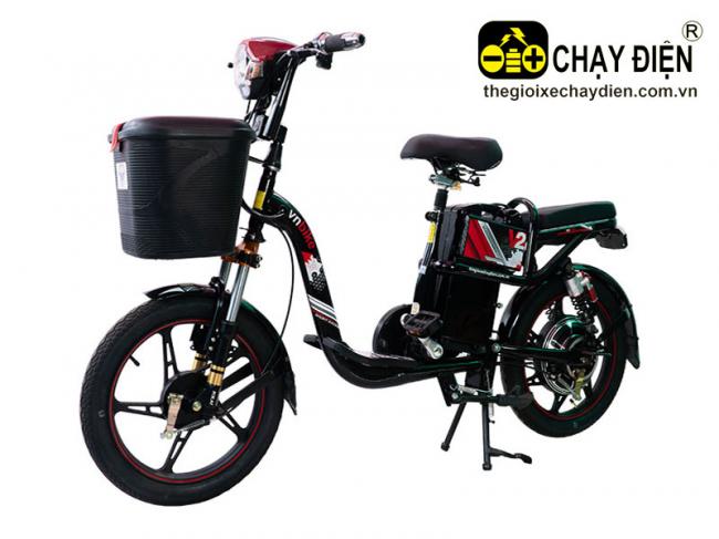 Xe đạp điện Vnbike V2 Đỏ đen