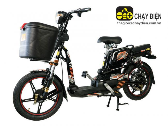 Xe đạp điện Vnbike V3 Plus Limited Cam đen