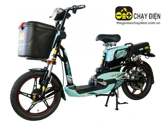 Xe đạp điện Vnbike V3 Plus Limited Xanh ngọc