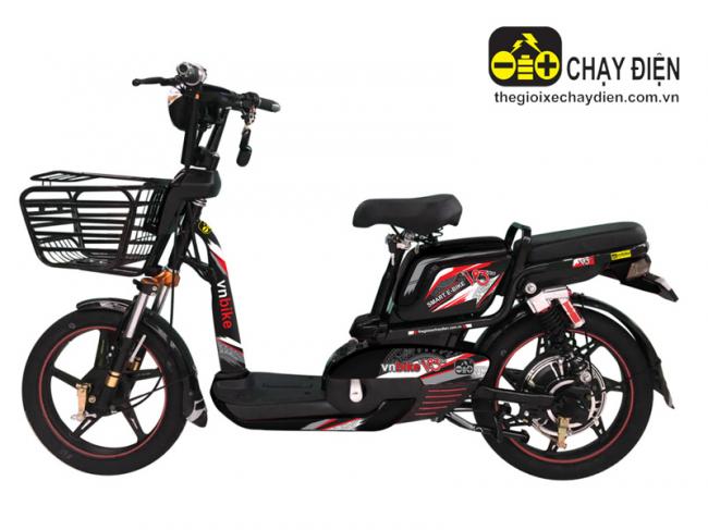 Xe đạp điện Vnbike V3 Plus Đỏ đen