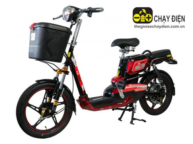 Xe đạp điện Vnbike V3 Đỏ đen