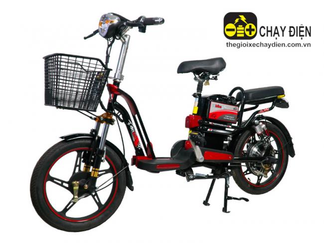 Xe đạp điện Vnbike V4 Đỏ đen