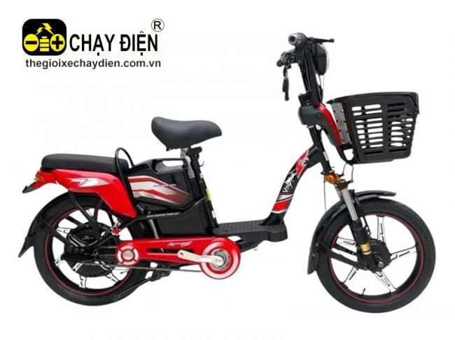 Xe đạp điện Vnbike X1 18inch Đỏ đen