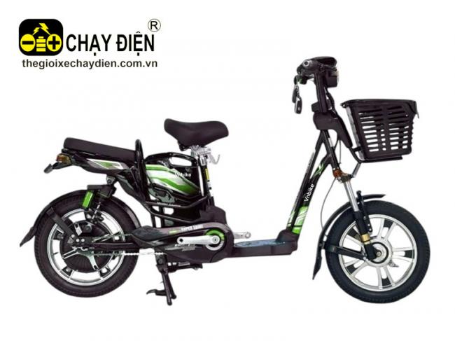 Xe đạp điện Vnbike X10 Xanh lá đen