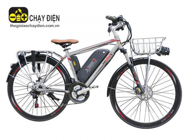 Xe đạp điện Vnbike X1 Bạc