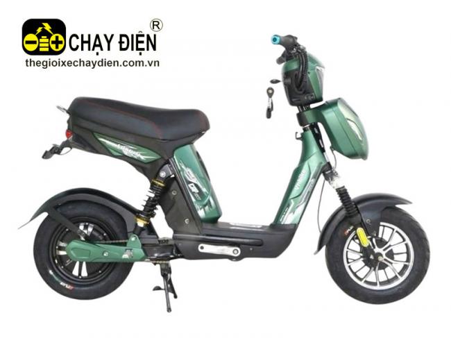 Xe đạp điện Vnbike X8 Xanh quân đội