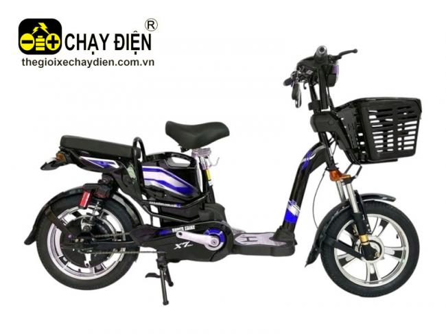 Xe đạp điện Vnbike X9 Xanh dương đen