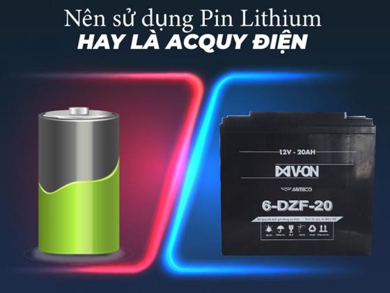 Xe đạp điện, xe máy điện nên sử dụng Ắc quy hay Pinlithium