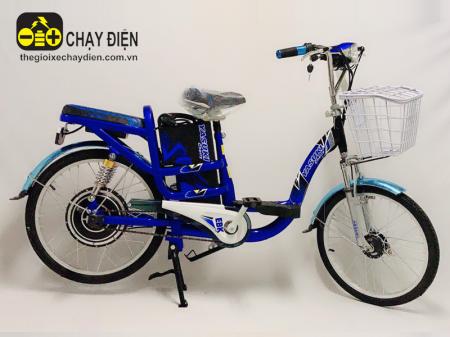 Xe đạp điện Yasuki khung sơn 22inh nhún sau
