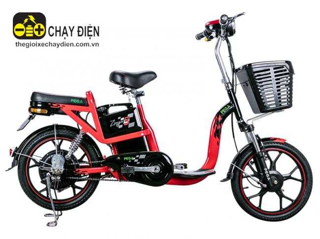 Xe đạp điện Zinger Color 3 Đỏ đen
