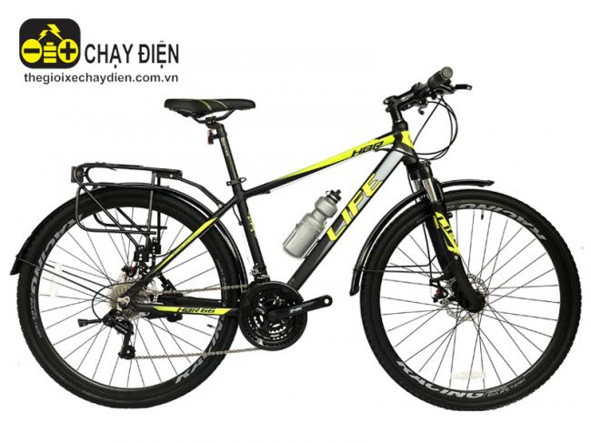 Xe đạp Hybrid Life HBR66 Vàng đen