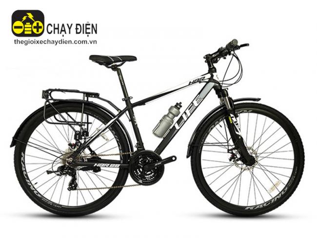 Xe đạp Hybrid Life HBR88 Đen trắng
