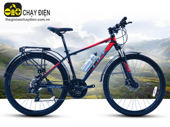 Xe đạp Hybrid Life HBR99 Đỏ đen