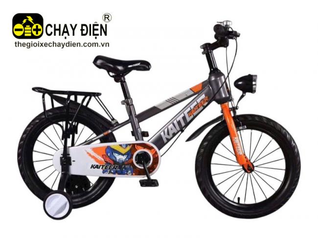 Xe đạp trẻ em KN101 Cam đen