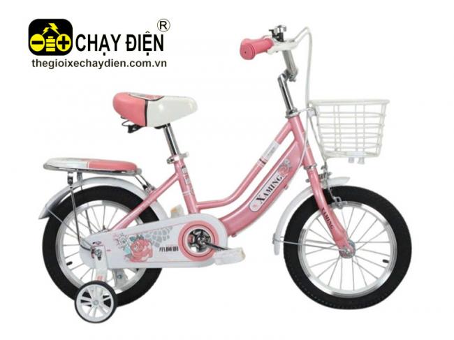 Xe đạp trẻ em Xaming Hồng cánh sen