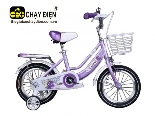 Xe đạp trẻ em Xaming Tím