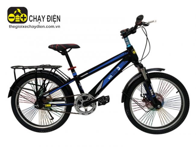 Xe đạp Vnbike B3 20inch Plus Xanh dương đen