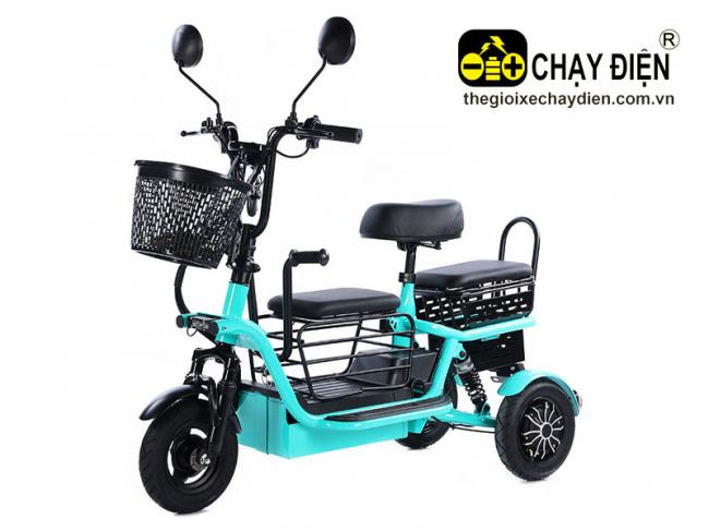 Xe điện 3 bánh Mini Smart M1 Xanh ngọc