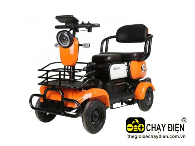Xe điện 4 bánh Zabo ZB4B cho người chân tay yếu Cam