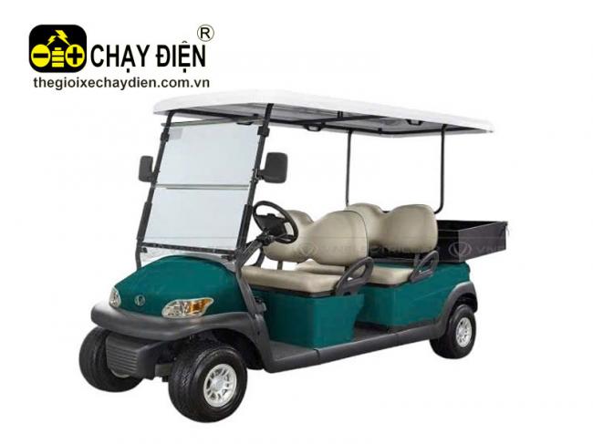 Xe điện 4 chỗ VNECAR A1S4+2CR Xanh quân đội