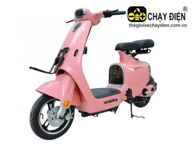 Xe điện Vnbike V1 Hồng cánh sen