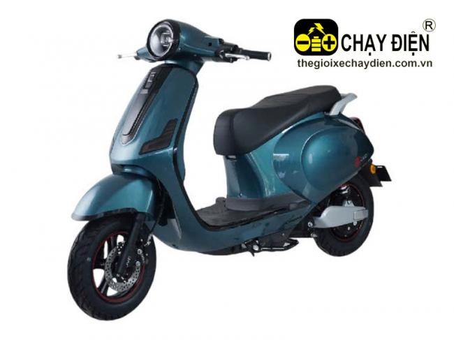 Xe máy điện JVC VESPA S6 Xanh quân đội