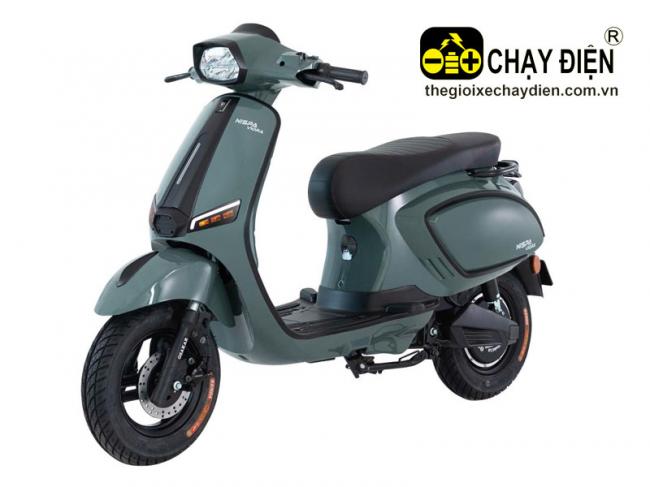 Xe máy điện NISPA VIORA Xanh quân đội