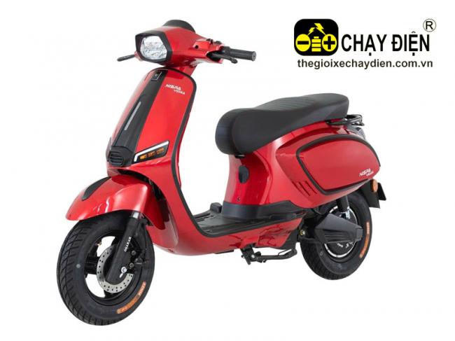 Xe máy điện NISPA VIORA Đỏ đen