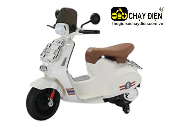 Xe máy điện vespa trẻ em 9001 Trắng