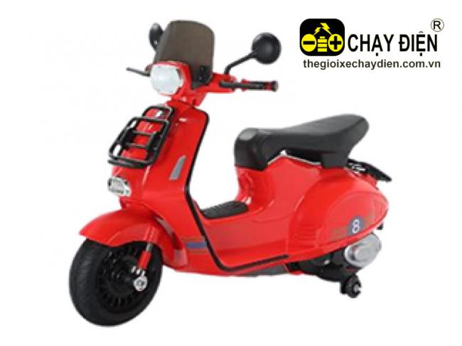 Xe máy điện vespa trẻ em 9001 Đỏ