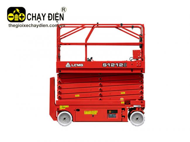 Xe nâng người cắt kéo S1212-1 Đỏ