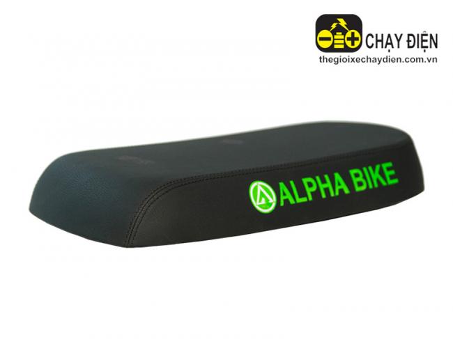 Yên sau xe đạp điện Alpha Bike Đen bóng