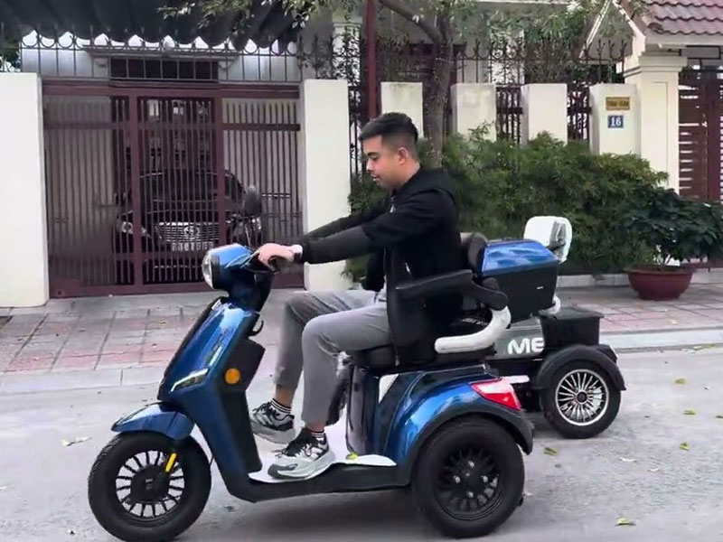 Tổng hợp các chi phí sử dụng xe 3 bánh điện cho người khuyết tật và người cao tuổi