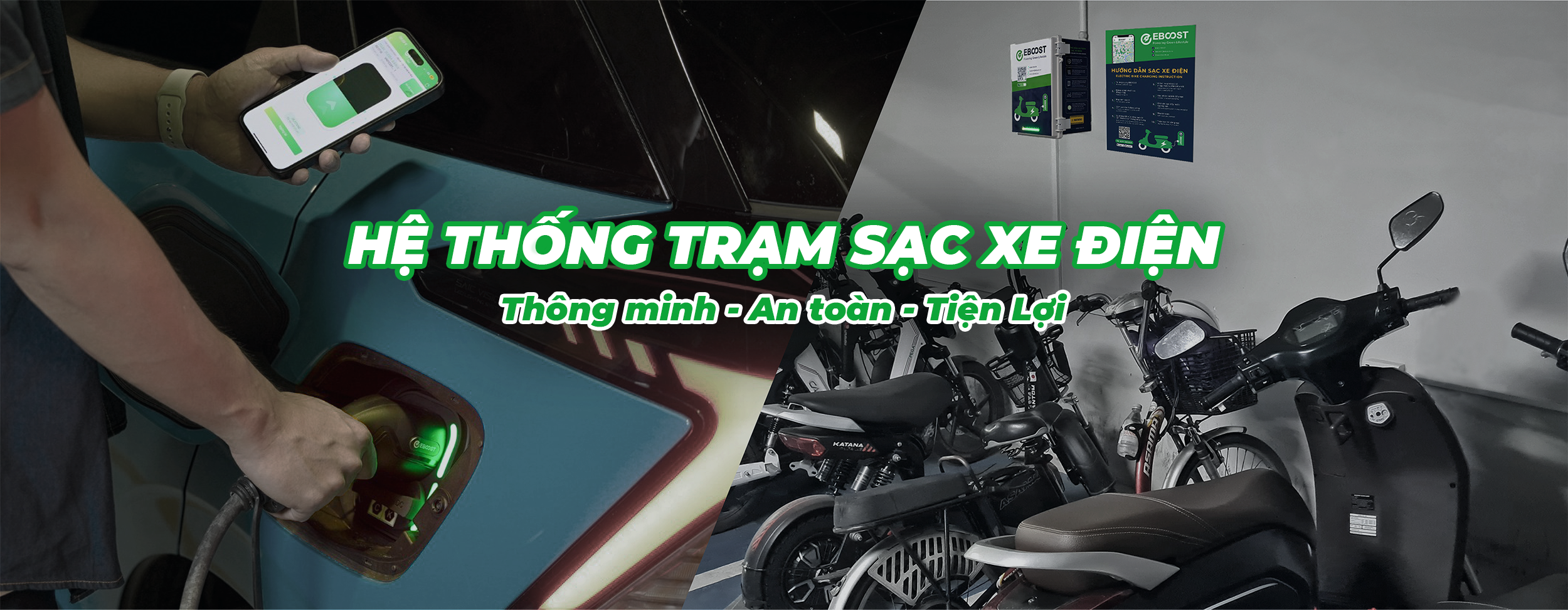 Trạm sạc xe điện EBOOST 