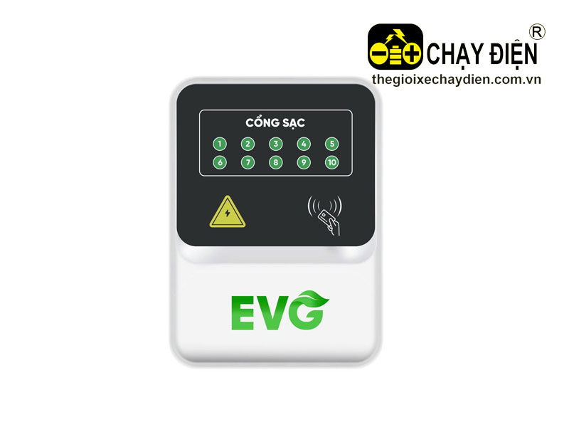 Trạm xe máy điện treo tường EVG 003 10 cổng sạc