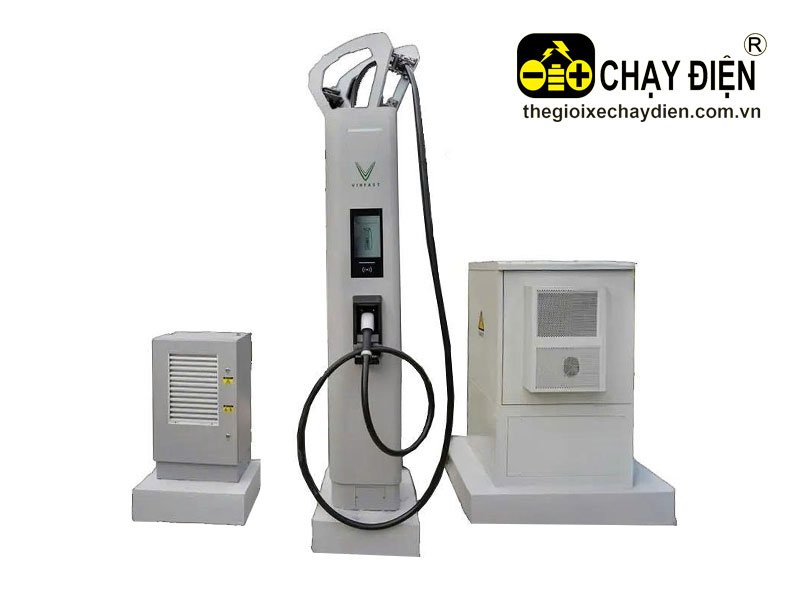 Trụ sạc ô tô điện siêu nhanh V Green DC 300KW