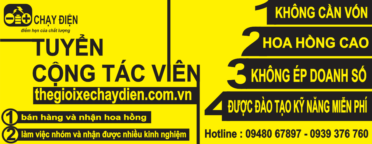 Tuyển cộng tác viên bán xe đạp điện